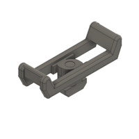 MODULAR SOLUTIONS CABLE TIE DOWNS&lt;br&gt;1/4 TURN CABLE BLOCK, 45MM, GRAY